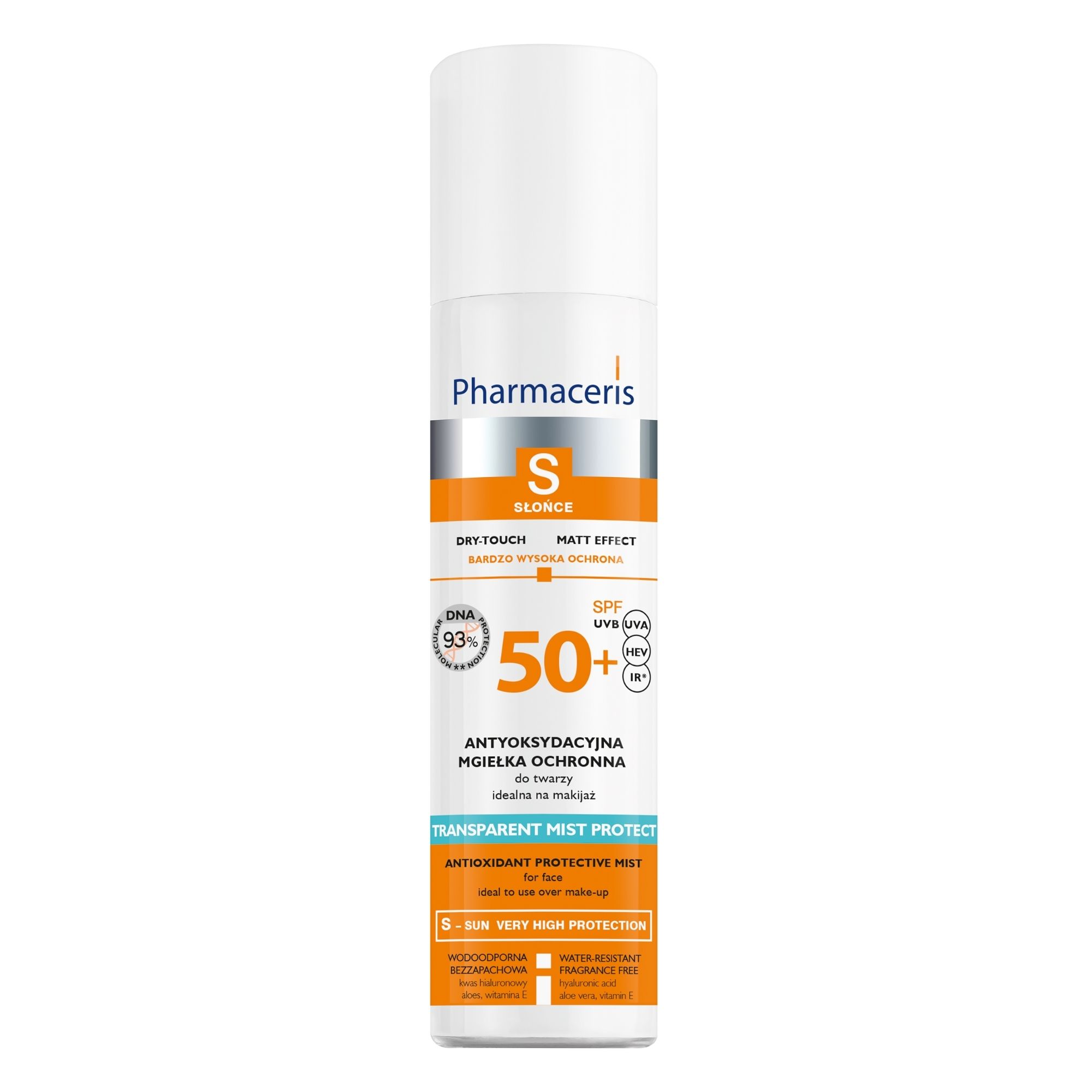 Pharmaceris S Transparent Mist Protect, Antyoksydacyjna Mgiełka Ochronna SPF 50+, 75 ml zdjęcie