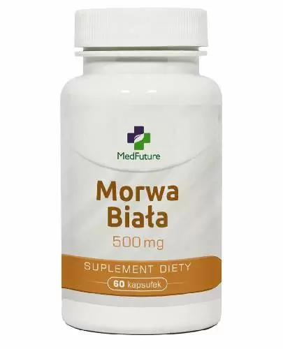 MedFuture Morwa biała 500 mg 60 kapsułek zdjęcie