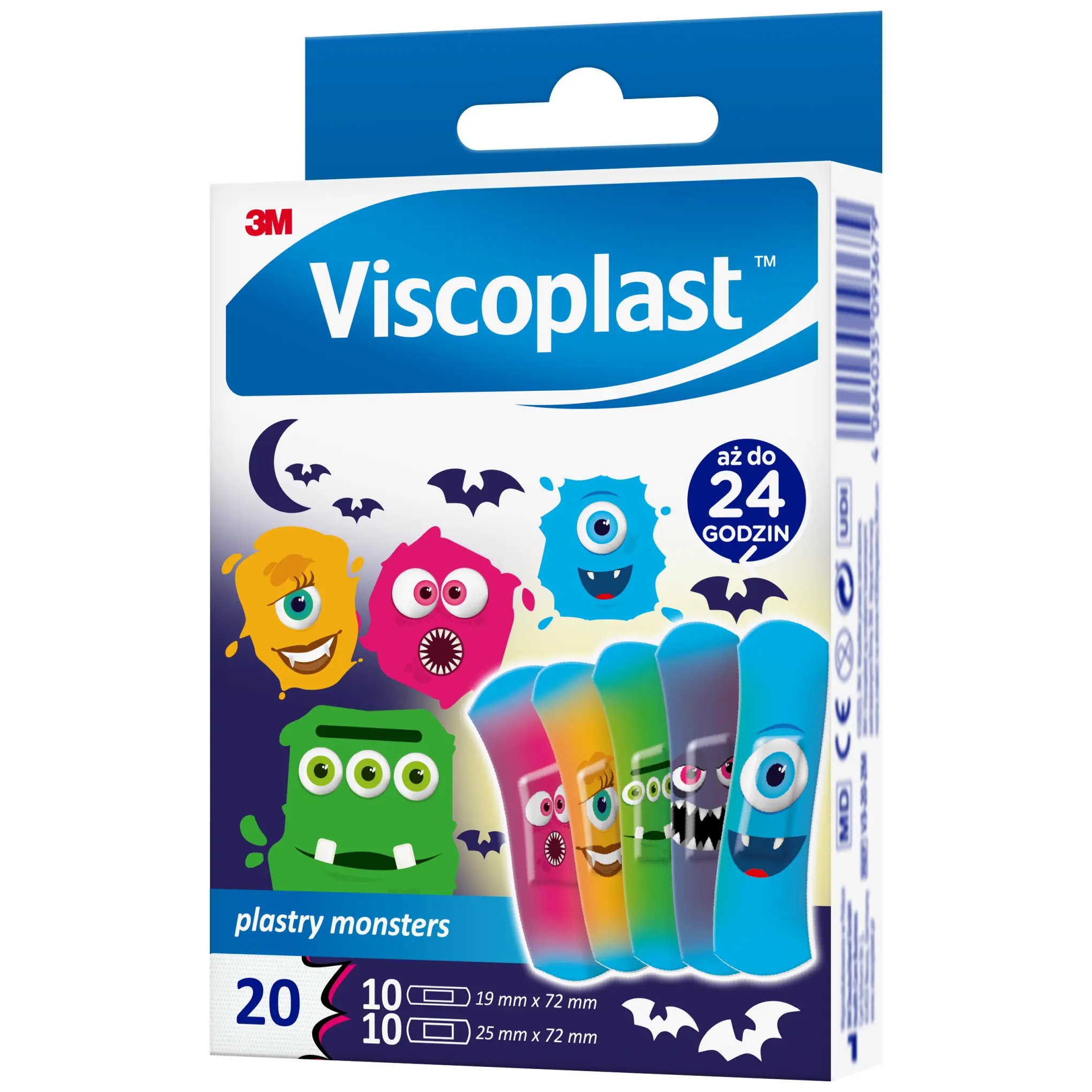 Viscoplast plastry monsters 20 sztuk