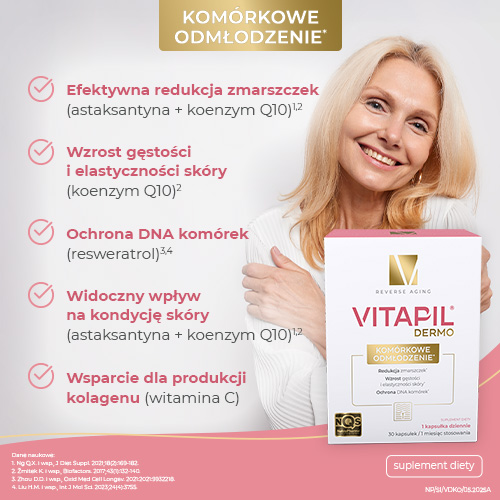 Vitapil Dermo Komórkowe Odmłodzenie, kapsułki, 30 sztuk