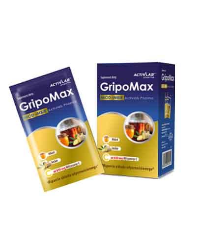 ACTIVLAB PHARMA GripoMAX MIÓD - IMBIR, 10 saszetek zdjęcie