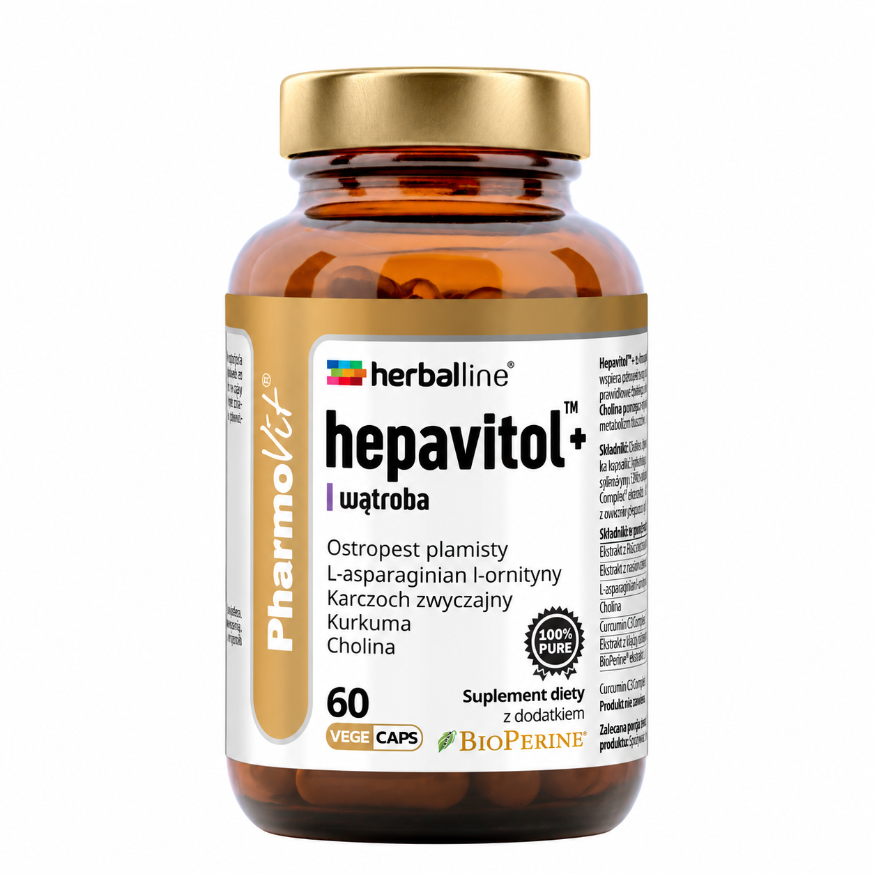 armoVit Herballine Hepavitol, 60 kapsułek zdjęcie