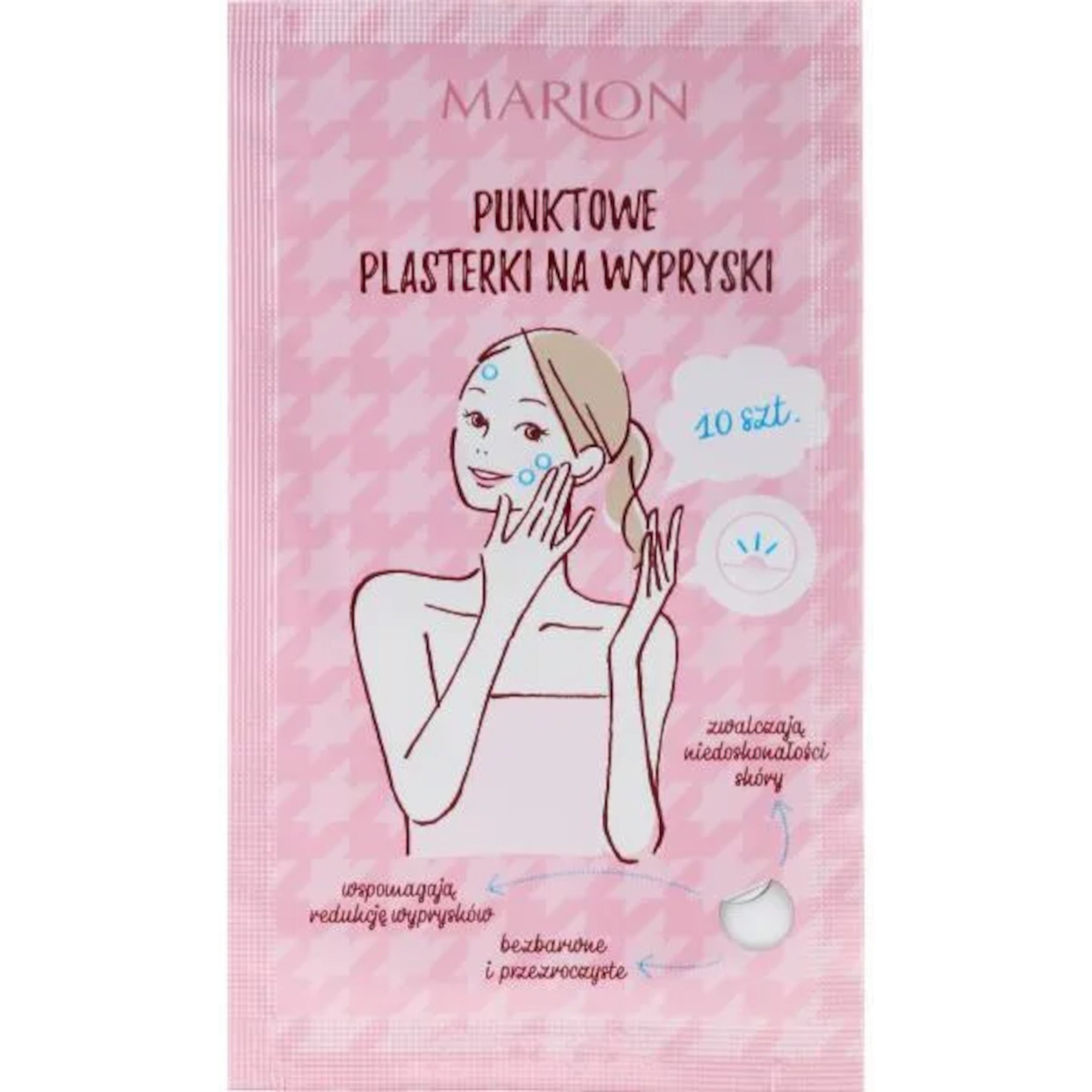 Marion Punktowe plasterki na wypryski, 10 sztuk zdjęcie