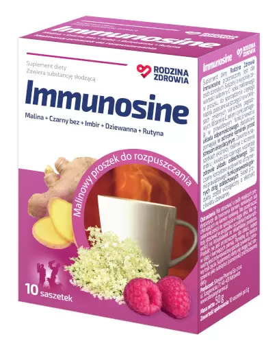 Rodzina Zdrowia Immunosine smak malinowy 10 saszetek zdjęcie