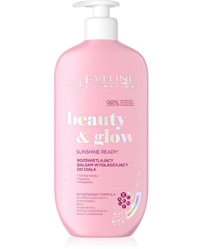 Eveline Beauty & Glow Rozświetlający Balsam wygładzający do ciała, 350 ml, cena, opinie, właściwości zdjęcie
