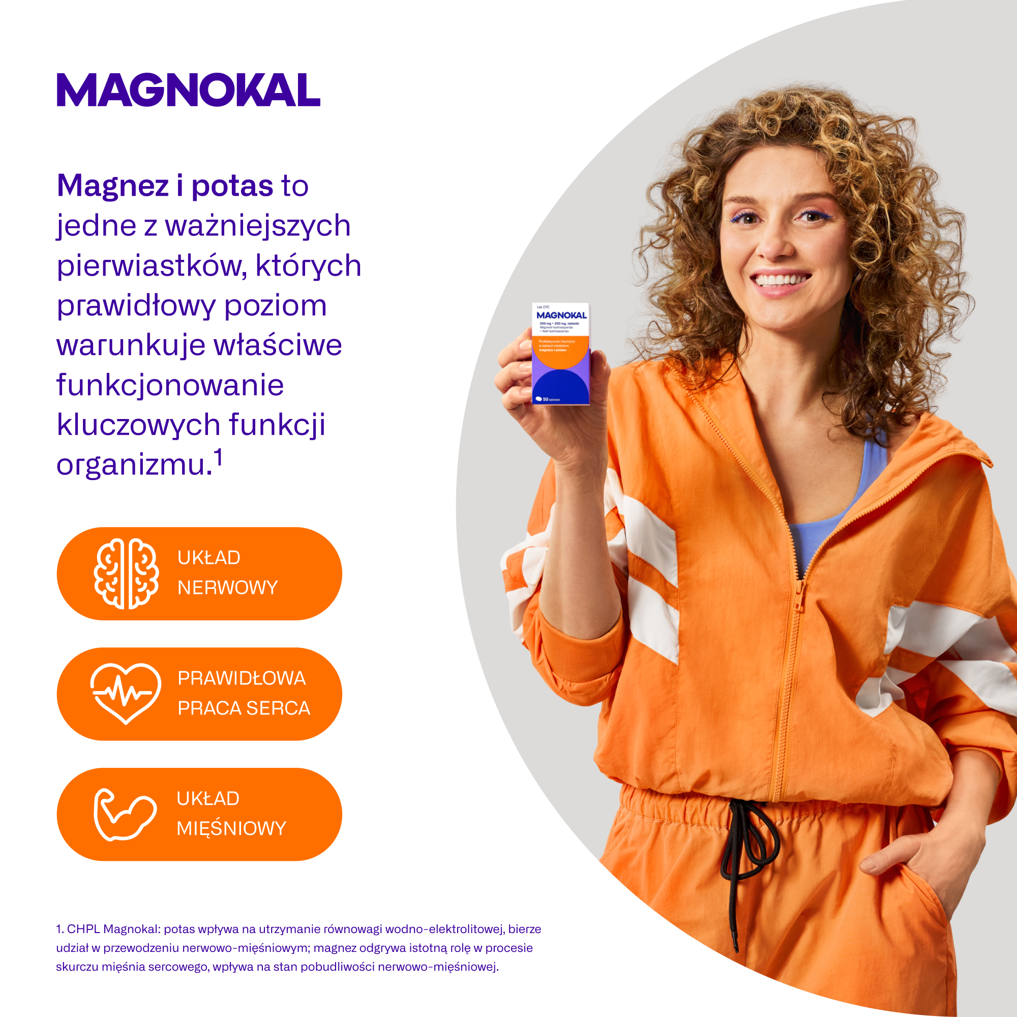 Teva Magnokal Asparaginian 250 mg + 250 mg 50 tabletek 