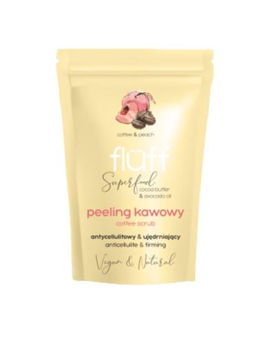 Fluff Peeling kawowy Brzoskwinia - 100 g - cena, opinie, właściwości  zdjęcie