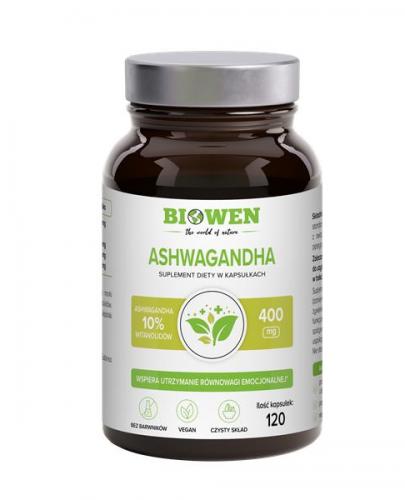 Biowen Ashwagandha, kapsułki, 120 sztuk zdjęcie