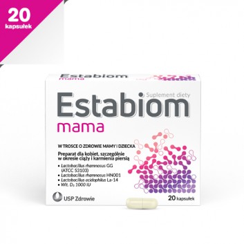 ESTABIOM MAMA (PROBIOTYK), 20 kaps., cena, opinie, wskazania