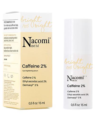 Nacomi Next Lvl rozświetlające serum pod oczy z kofeiną 15 ml zdjęcie