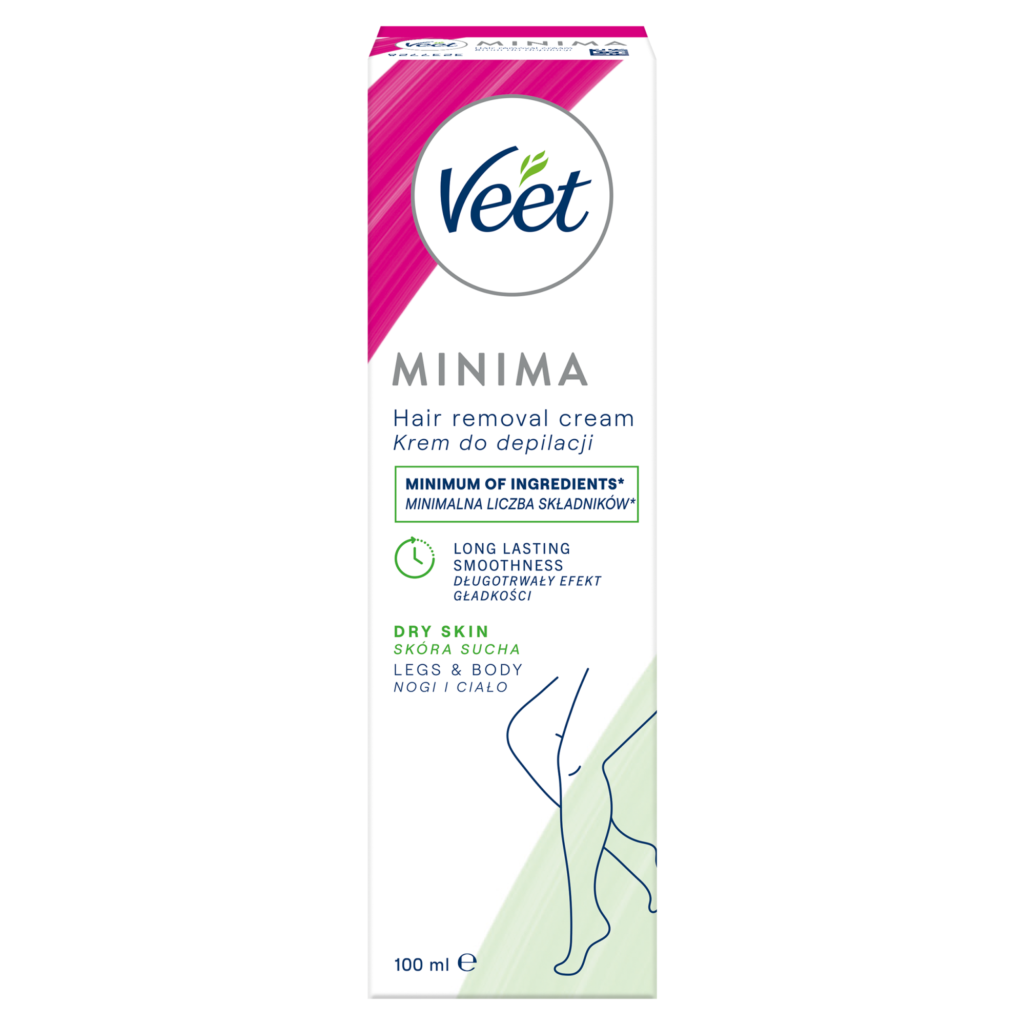 Veet Krem do depilacji dla skóry suchej - 100 ml - cena, opinie, właściwości zdjęcie