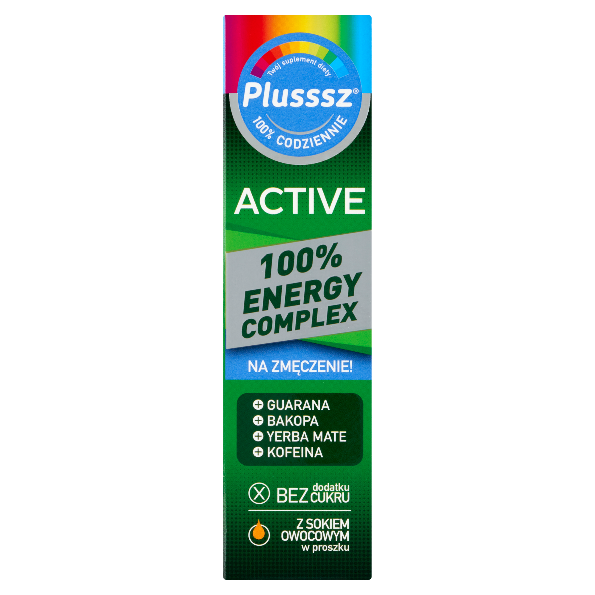 Plusssz Active 100% Energy Complex, tabletki musujące, 20 sztuk zdjęcie