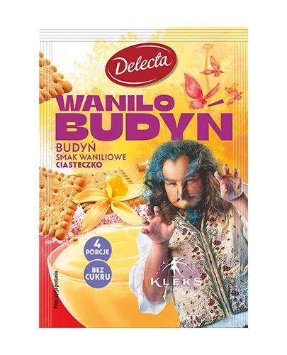 Delecta KLEKS Budyń o smaku waniliowe ciasteczko, 40 g zdjęcie