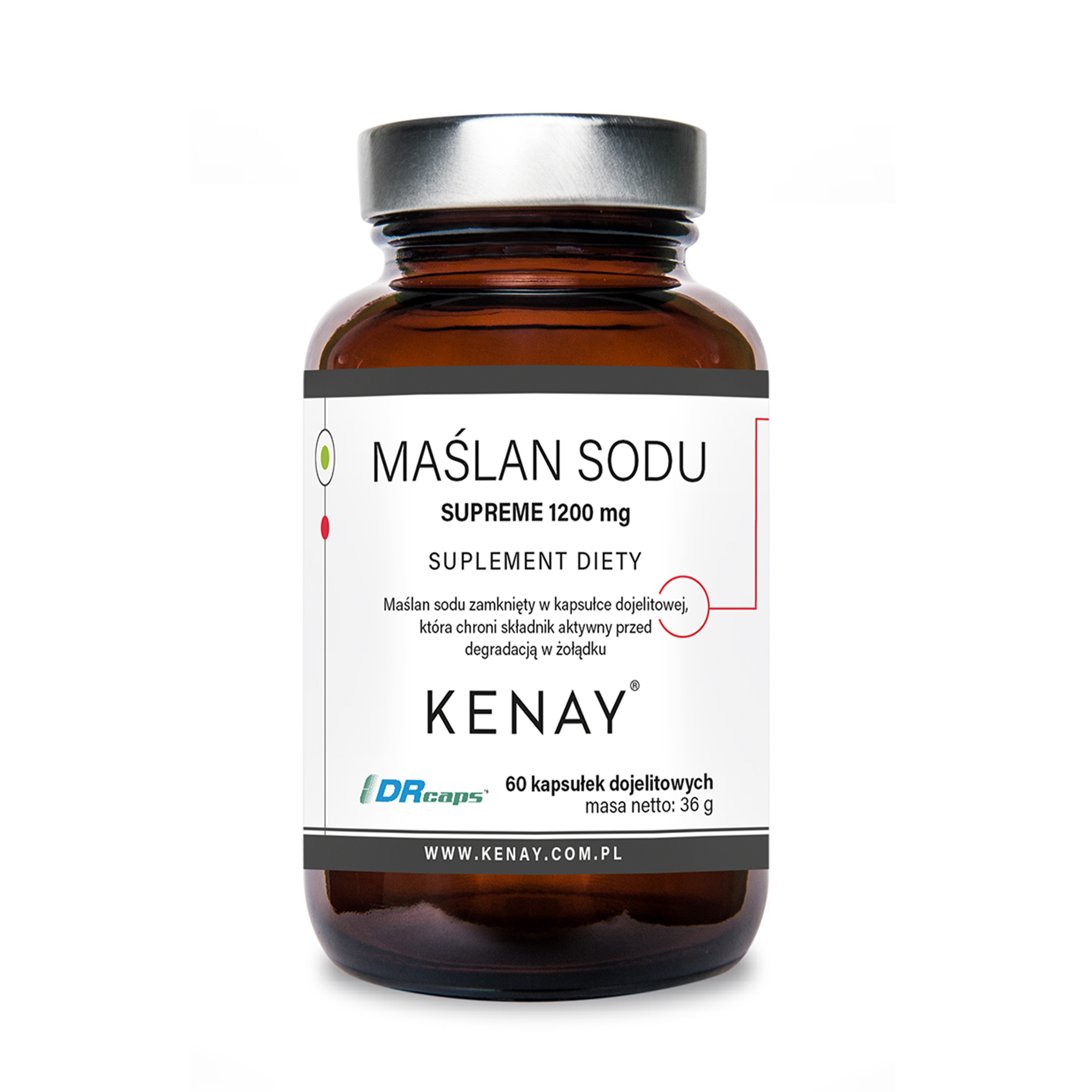 Kenay Maślan Sodu Supreme 1200 mg, kapsułki, 60 sztuk zdjęcie