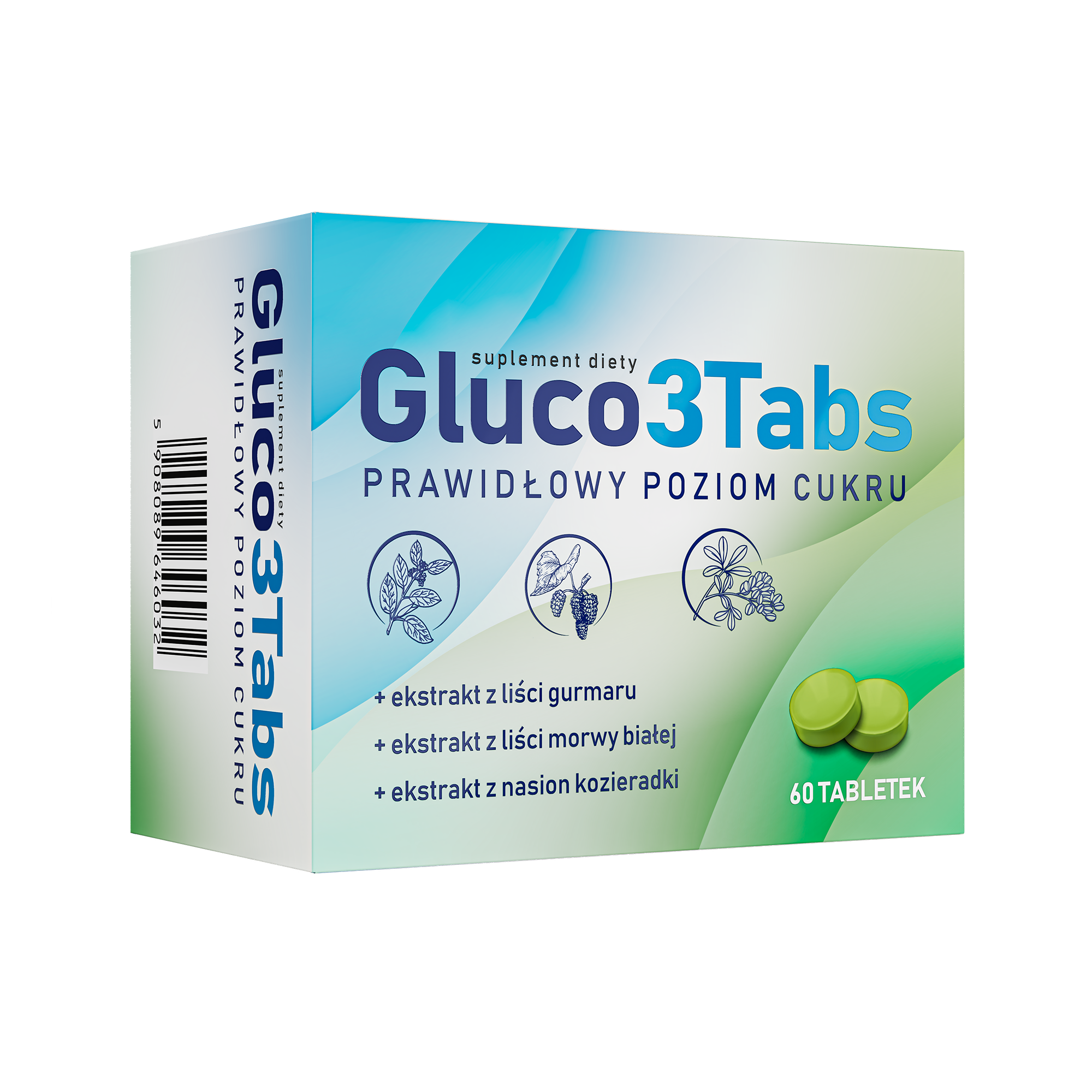 Gluco3Tabs, 60 tabletek