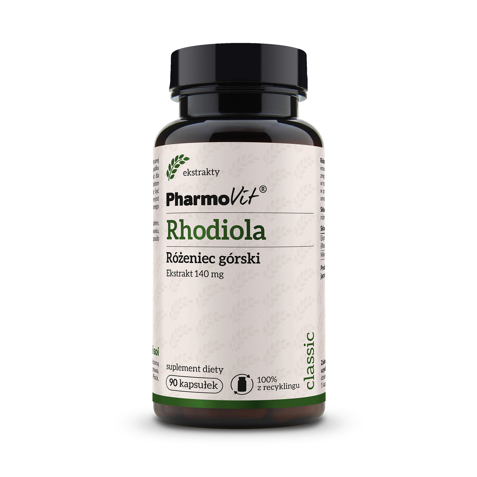 PharmoVit Rhodiola Różeniec górski 140 mg, kapsułki, 90 sztuk zdjęcie