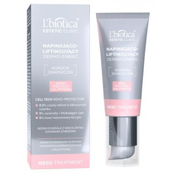 L'Biotica Estetic Clinic Meso Treatment Napinająco-Liftingujący Dermo-Zabieg Krem pod oczy, 15 ml