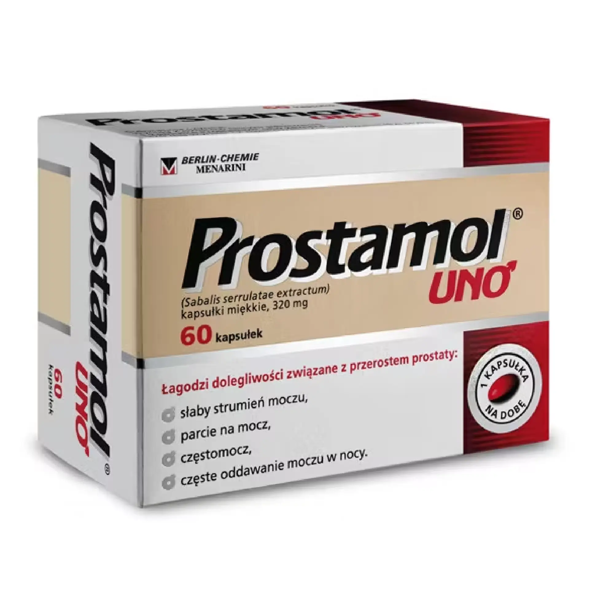 Prostamol Uno, 320 mg, kapsułki miękkie, 60 sztuk zdjęcie