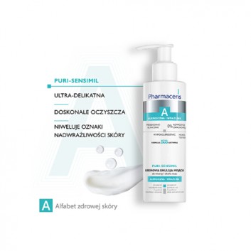 Pharmaceris A, kremowa emulsja myjąca do twarzy, 190 ml