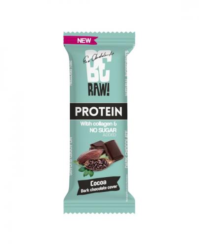 BeRAW! Protein, Baton Proteinowy, surowe kakao w gorzkiej czekoladzie, 40 g zdjęcie