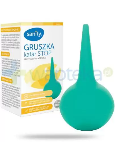 Sanity Katar Stop gruszka nr 2 z miękkim końcem 0-6m 1 sztuka zdjęcie