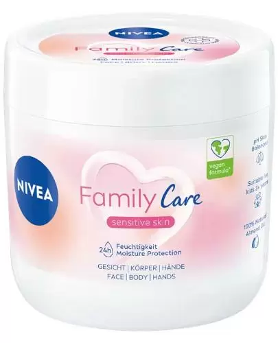 Nivea Family Care lekki krem nawilżający do ciała twarzy i dłoni 450 ml zdjęcie