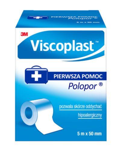 VIscoplast Pierwsza pomoc Polopor przylepiec włókninowy 5m x 50mm 1 sztuka zdjęcie