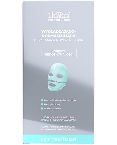 L'Biotica Estetic Clinic Acid Treatment Wygładzająco-Normalizująca Dermo-Maska hydrożelowa, 1 sztuka zdjęcie