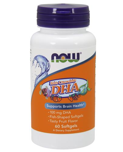 NOW Foods DHA Kids 60 kapsułek do żucia zdjęcie