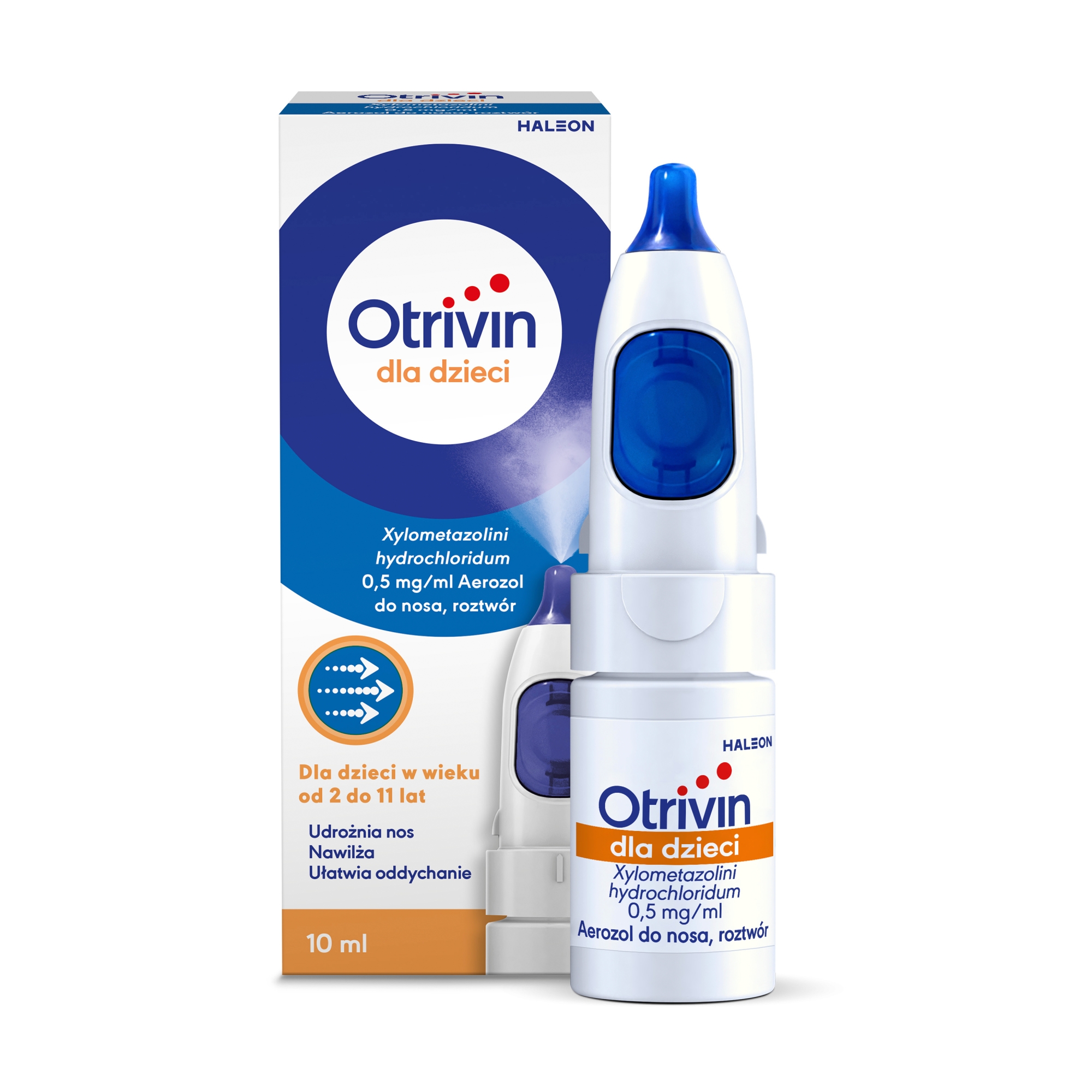 Otrivin aerozol dla dzieci, 10 ml zdjęcie