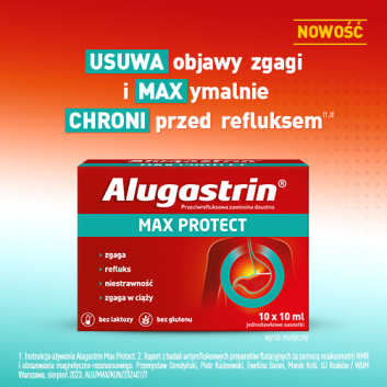 Alugastrin Max Protect 10 ml, 10 saszetek
