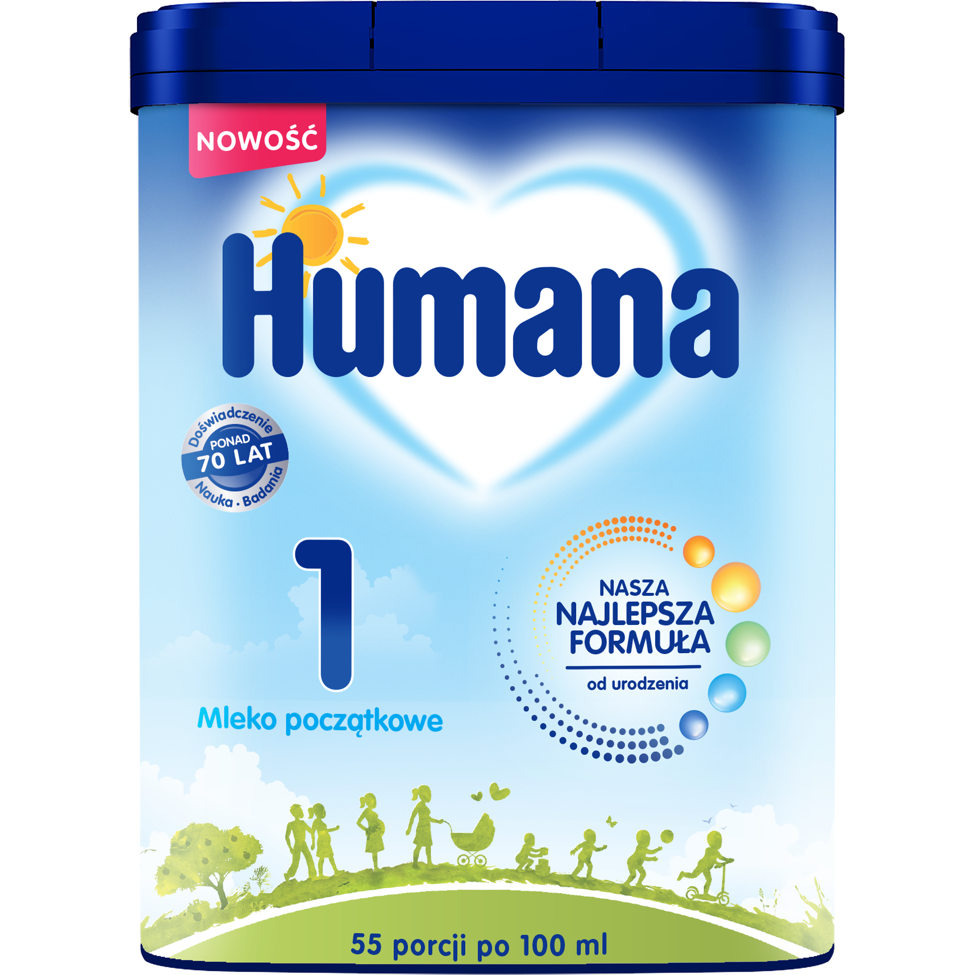 Humana 1 HMO, mleko początkowe, 750 g zdjęcie