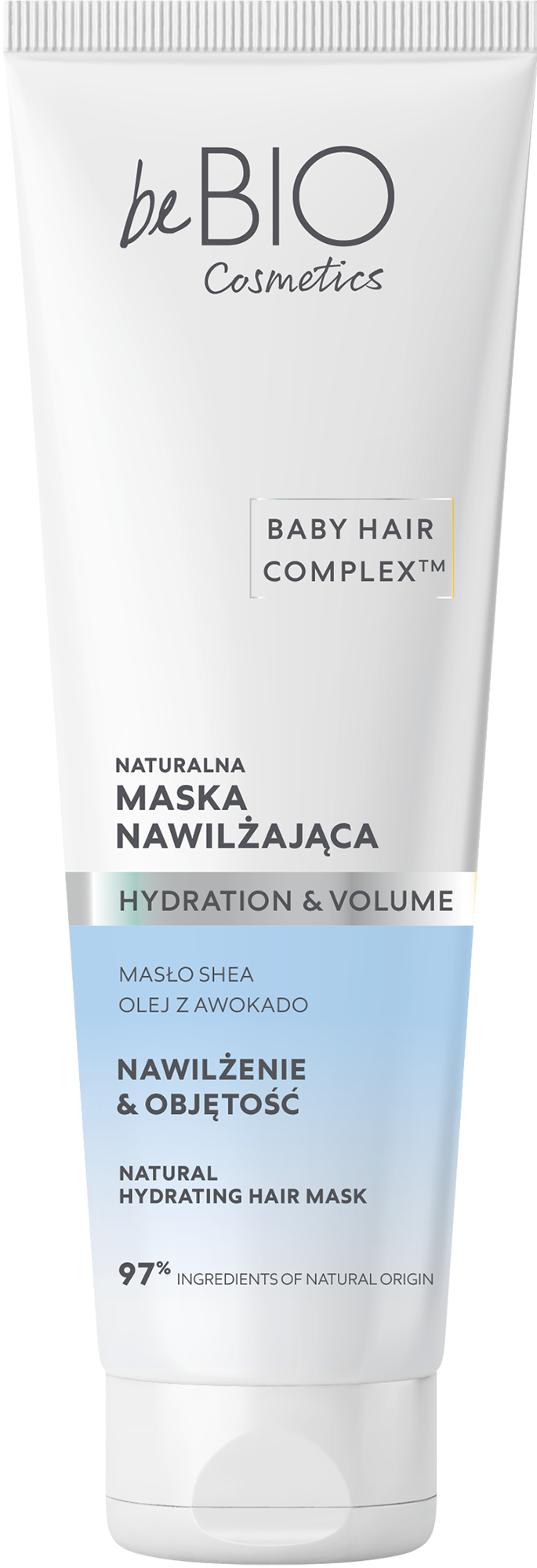 BeBIO, naturalna maska nawilżająca Hydration&Volume, 150 ml zdjęcie