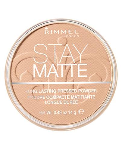 Rimmel Stay Matte Puder prasowany 005 Silky Beige - 14 g - cena, opinie, właściwości zdjęcie