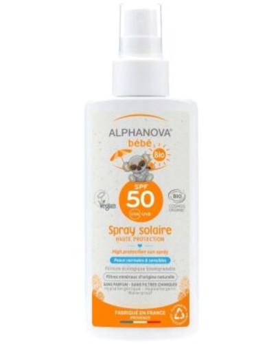 Alphanova Bebe Bio spray SPF 50 125 g zdjęcie