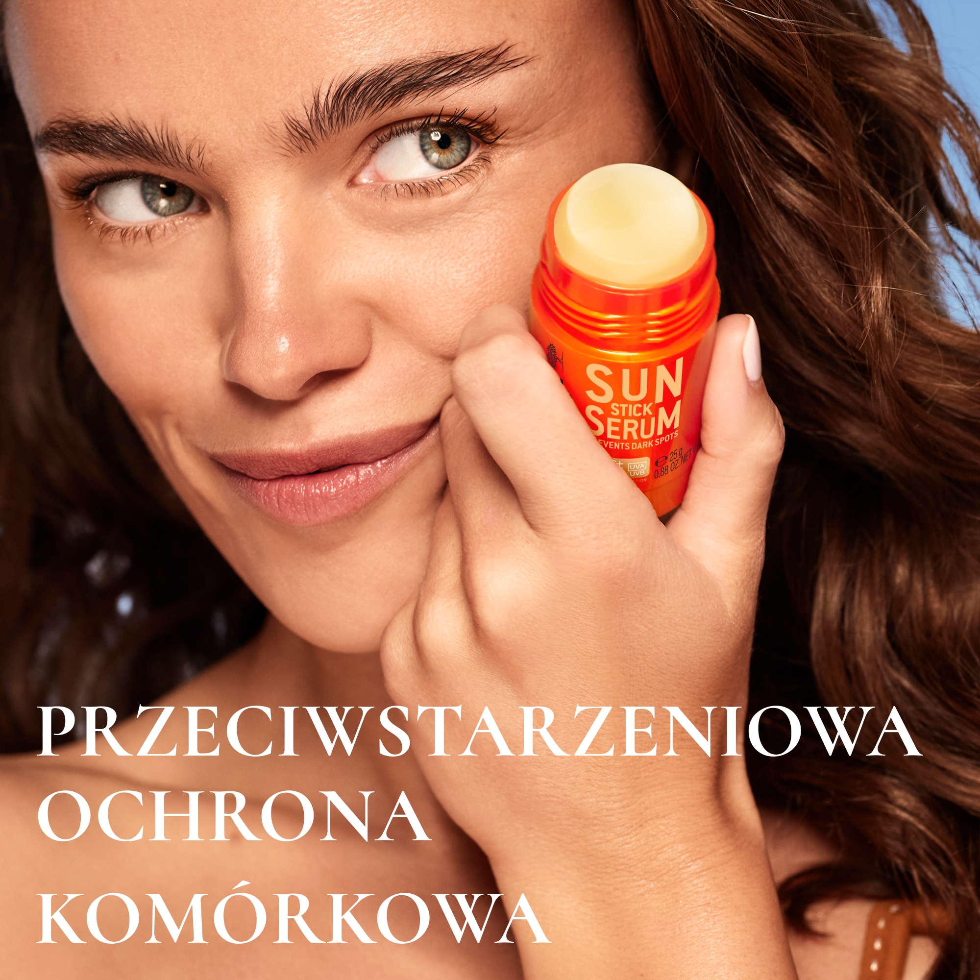 Nuxe Sun, serum ochronne w sztyfcie SPF 50+, 25 g