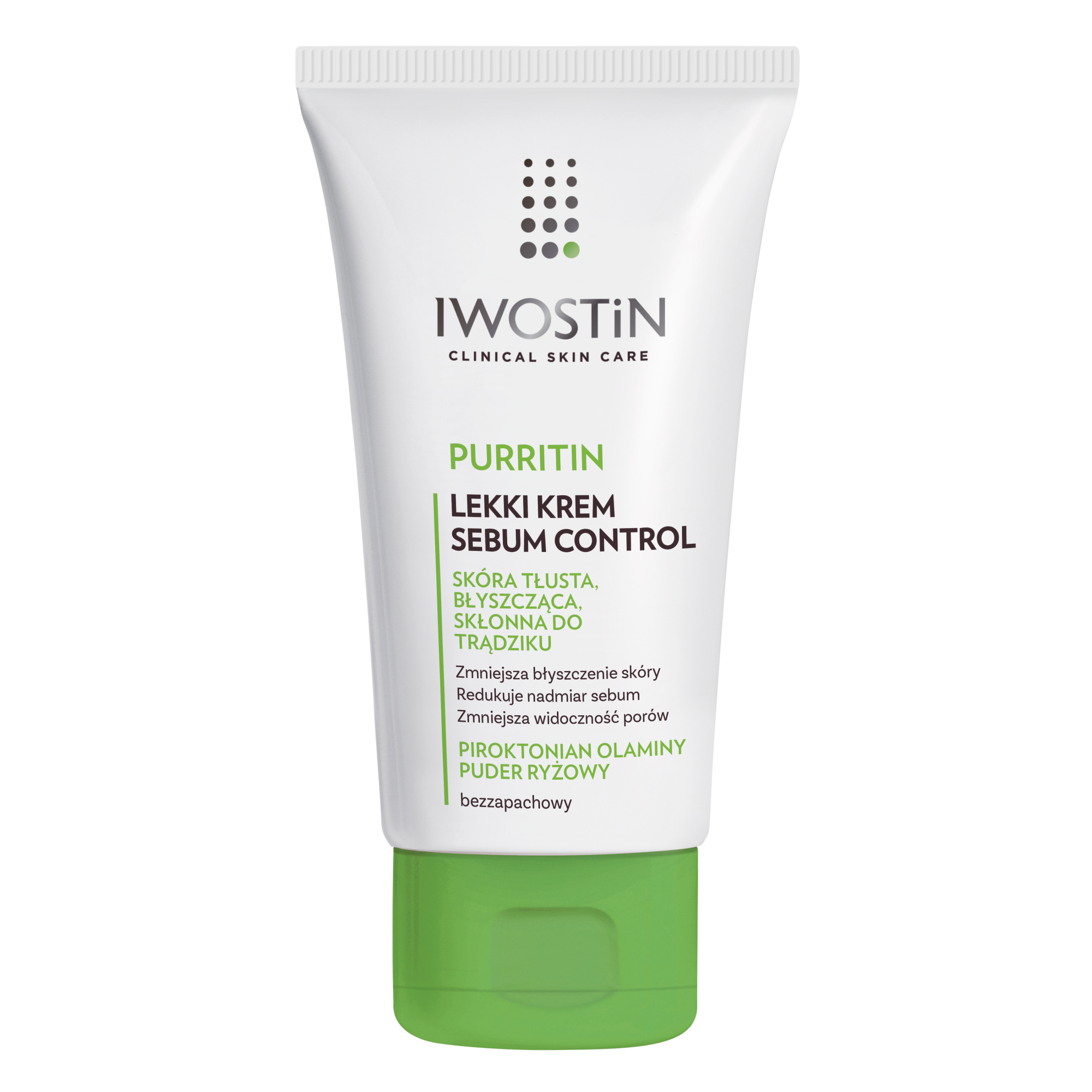 Iwostin Purritin Lekki Krem Sebum Control, 60 ml, cena, opinie, właściwości  zdjęcie