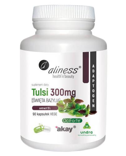 Aliness Tulsi 300 mg - 90 kaps. - cena, opinie, właściwości zdjęcie