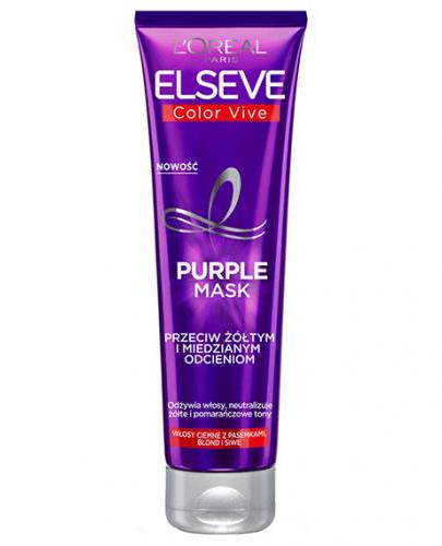L'Oreal Elseve Color Vive Purple Maska przeciw żółtym i miedzianym odcieniom, 150 ml  zdjęcie