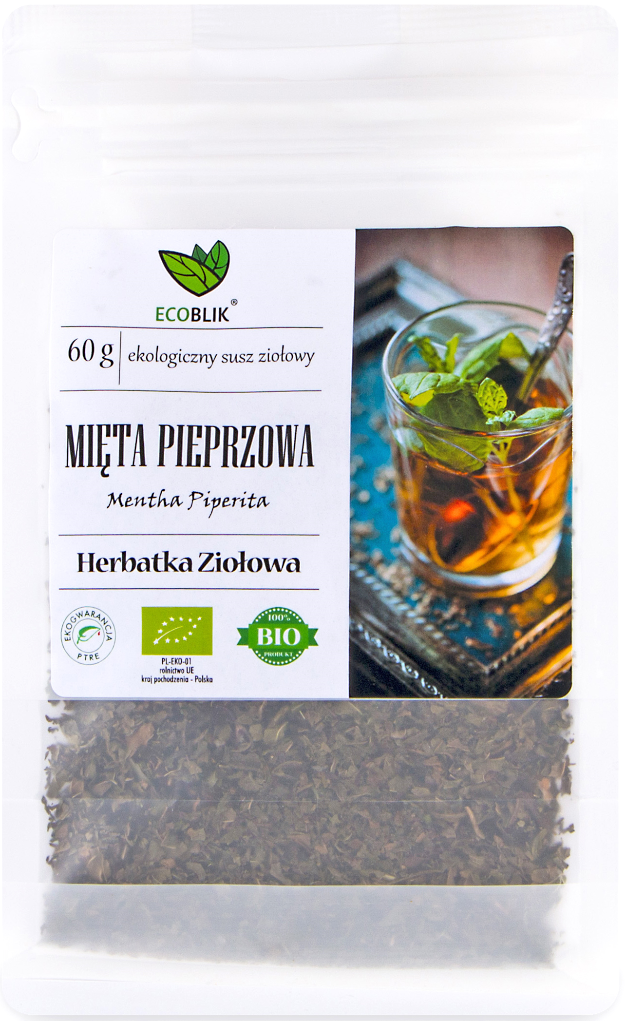 Ecoblik, Mięta pieprzowa Eko, 60 g zdjęcie