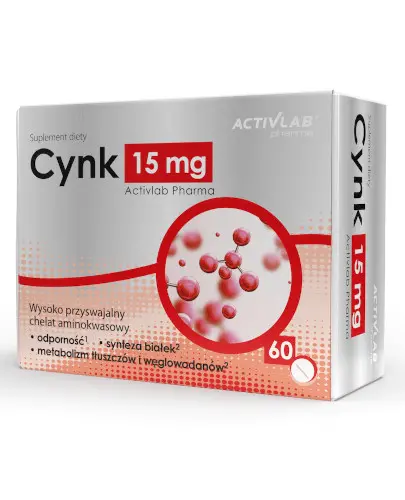 Activlab Cynk 15mg 60 tabletek zdjęcie