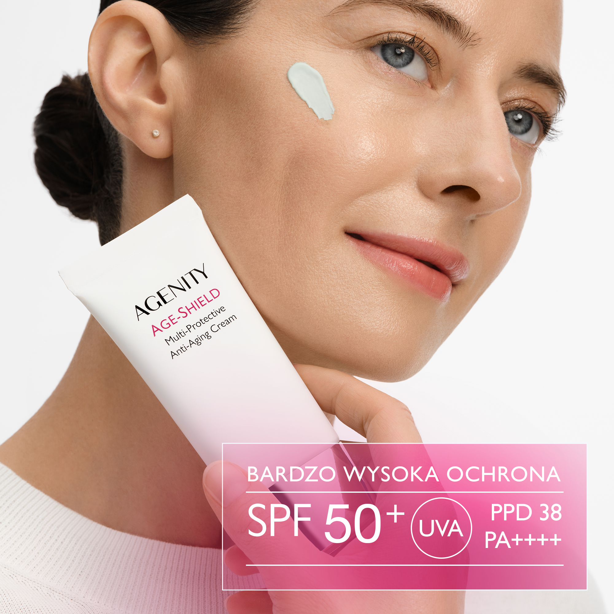 Agenity Age-Shield, Krem przeciwstarzeniowy multiochronny, 50 ml