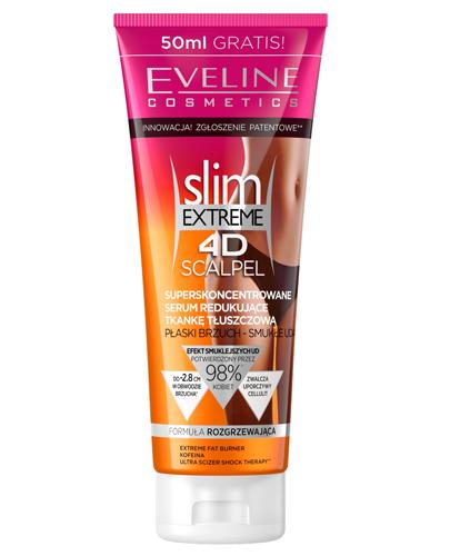 Eveline Cosmetics Slim Extreme 4D Scalpel Superskoncentrowane serum redukujące tkankę tłuszczową, 250 ml, cena, opinie, stosowanie zdjęcie