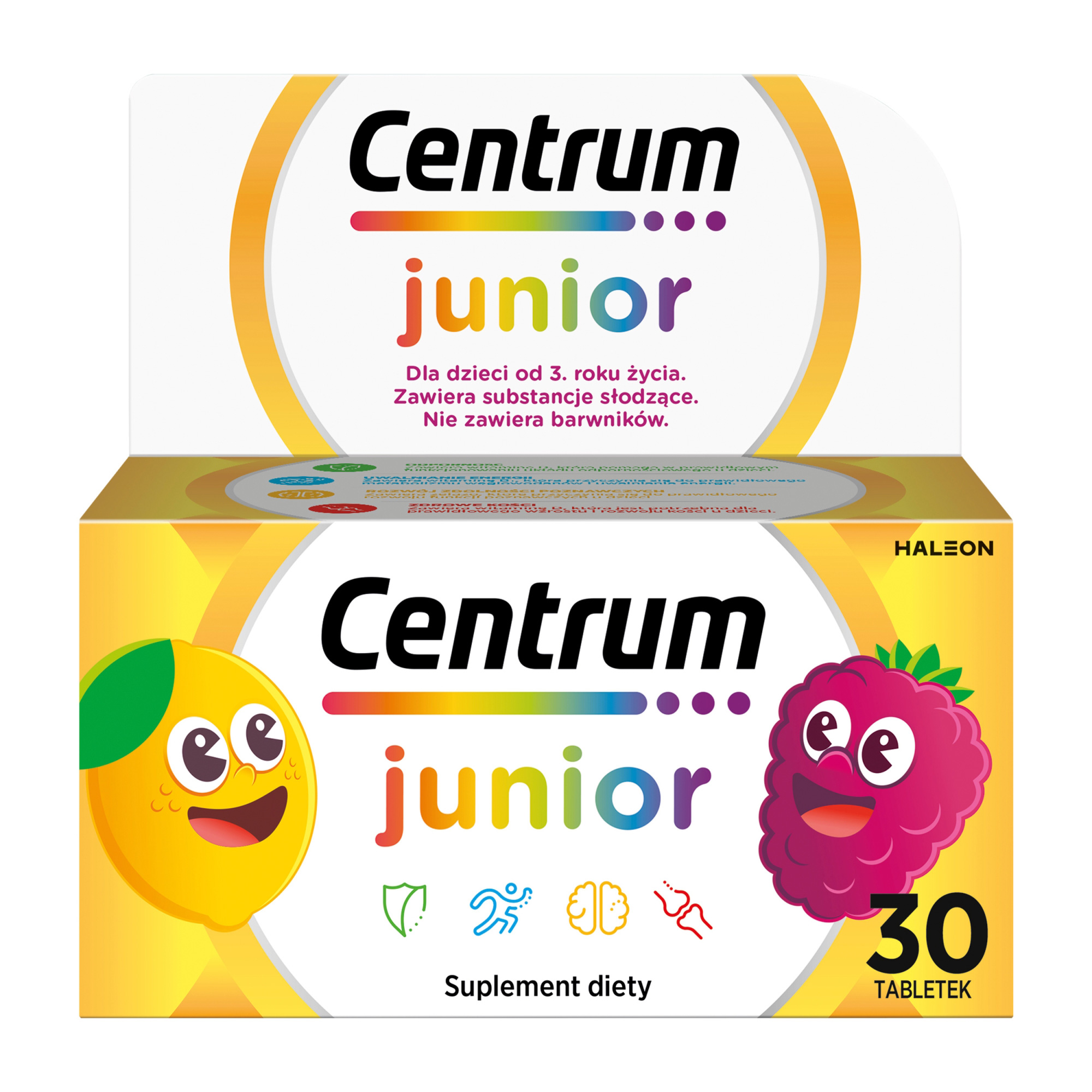 Centrum Junior witaminy dla dzieci 4+, tabletki do ssania, 30 sztuk zdjęcie