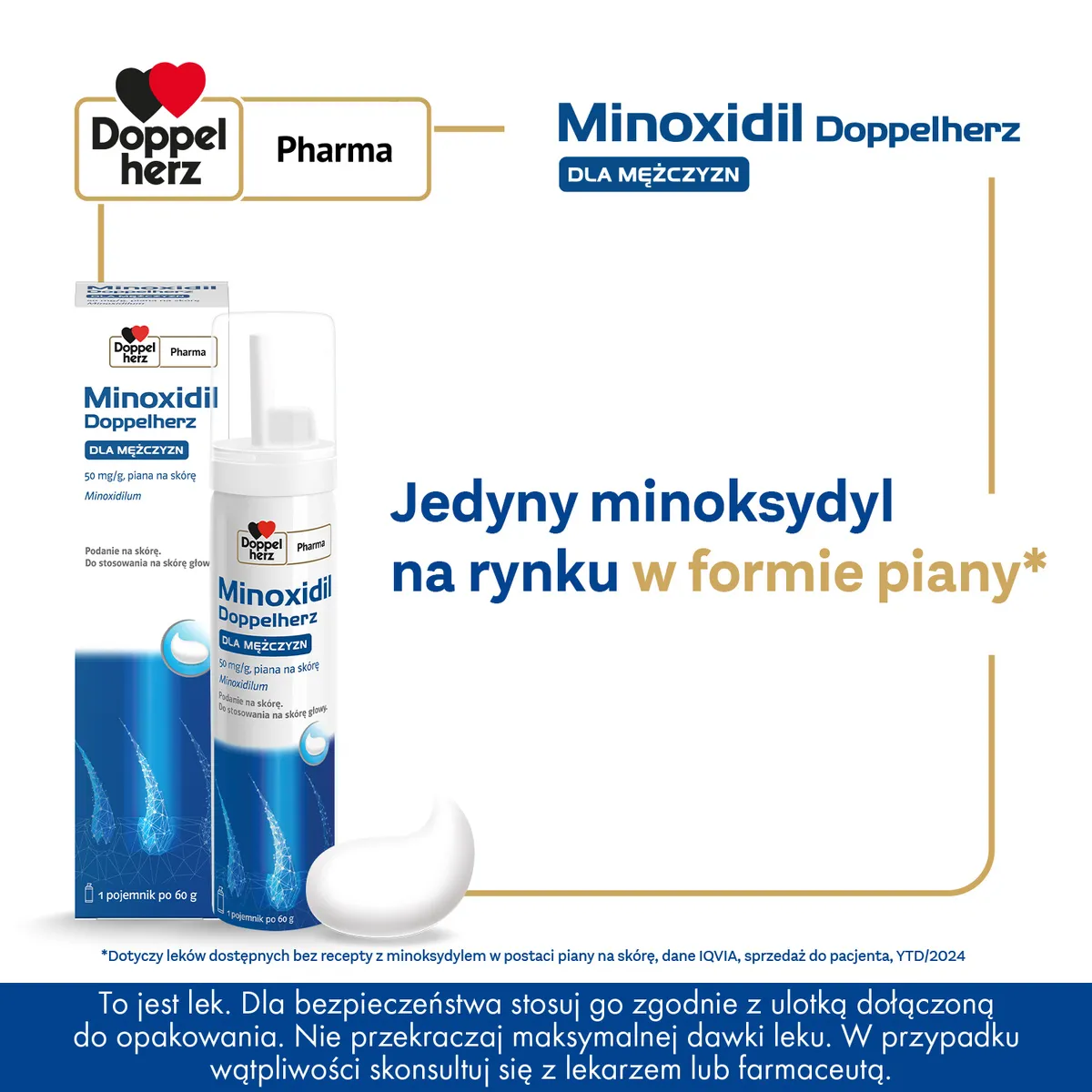 Minoxidil Doppelherz Dla Mężczyzn, 60 ml