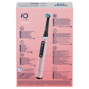Oral-B iO 5 Różowa Szczoteczka elektryczna, 1 sztuka