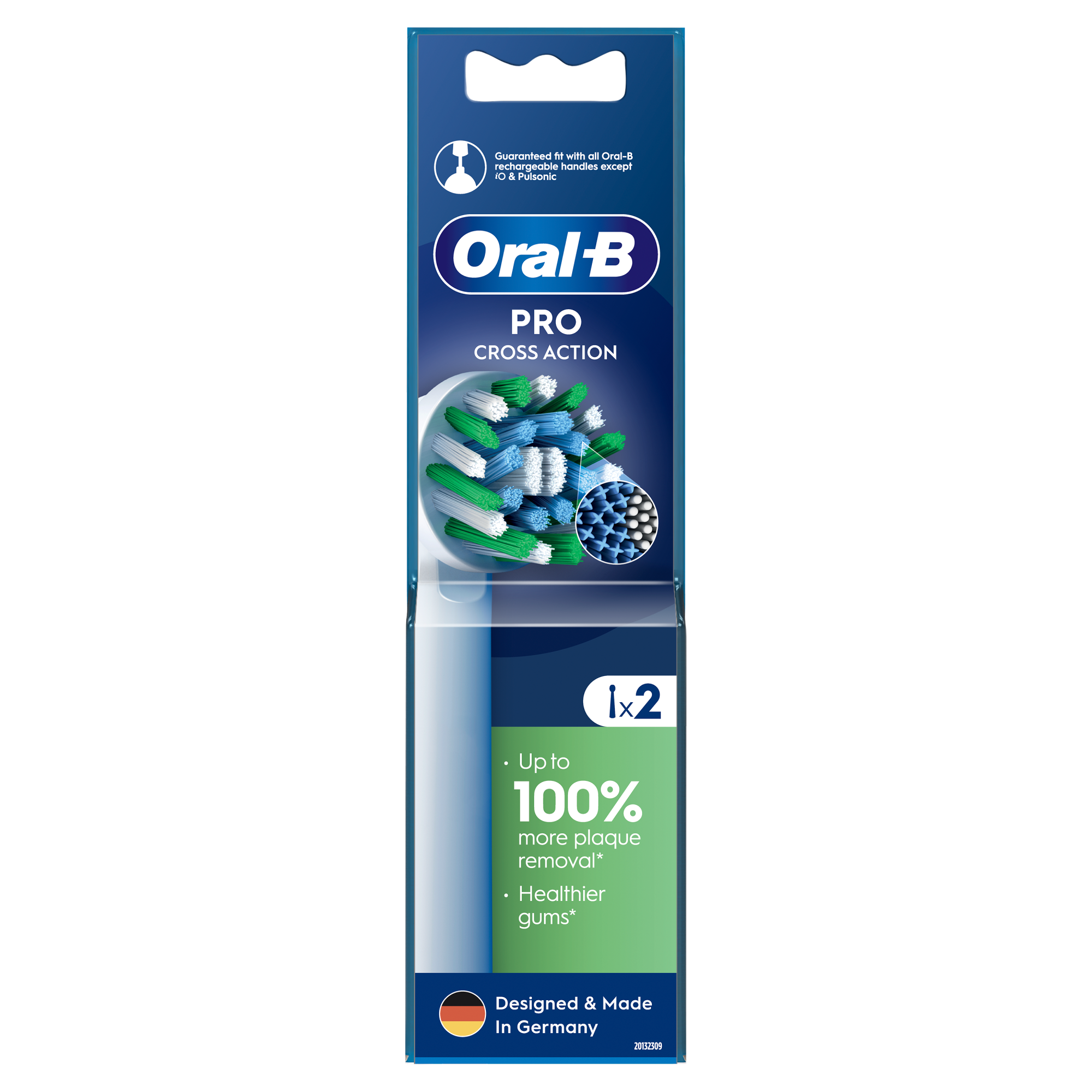 Oral-B Pro Cross Action Końcówki do szczoteczek elektrycznych, 2 sztuki zdjęcie