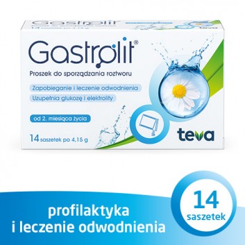 Gastrolit, proszek do przygotowania roztworu, 4,15 g x 14 saszetek