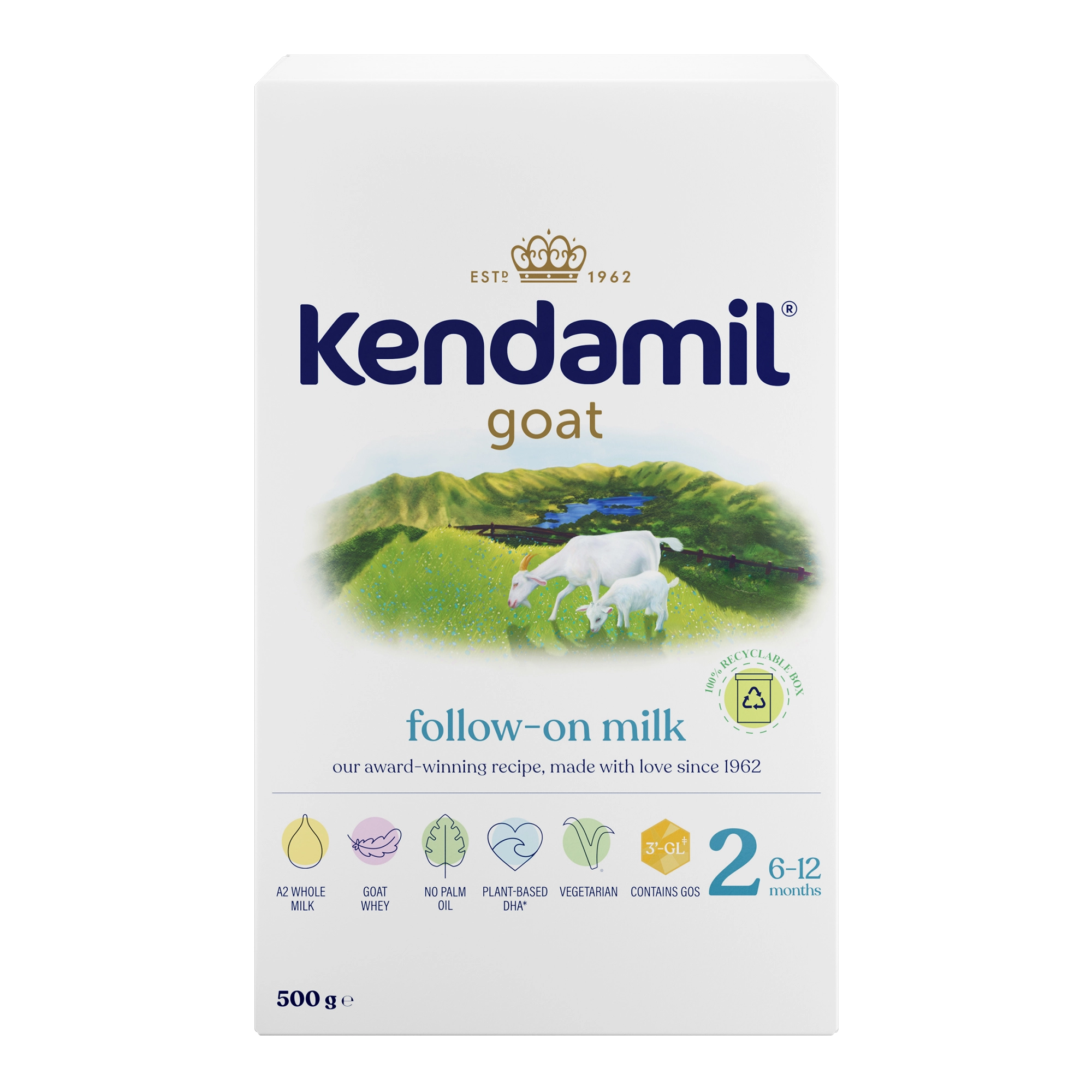 Kendamil Kozie mleko następne 2, 500 g zdjęcie