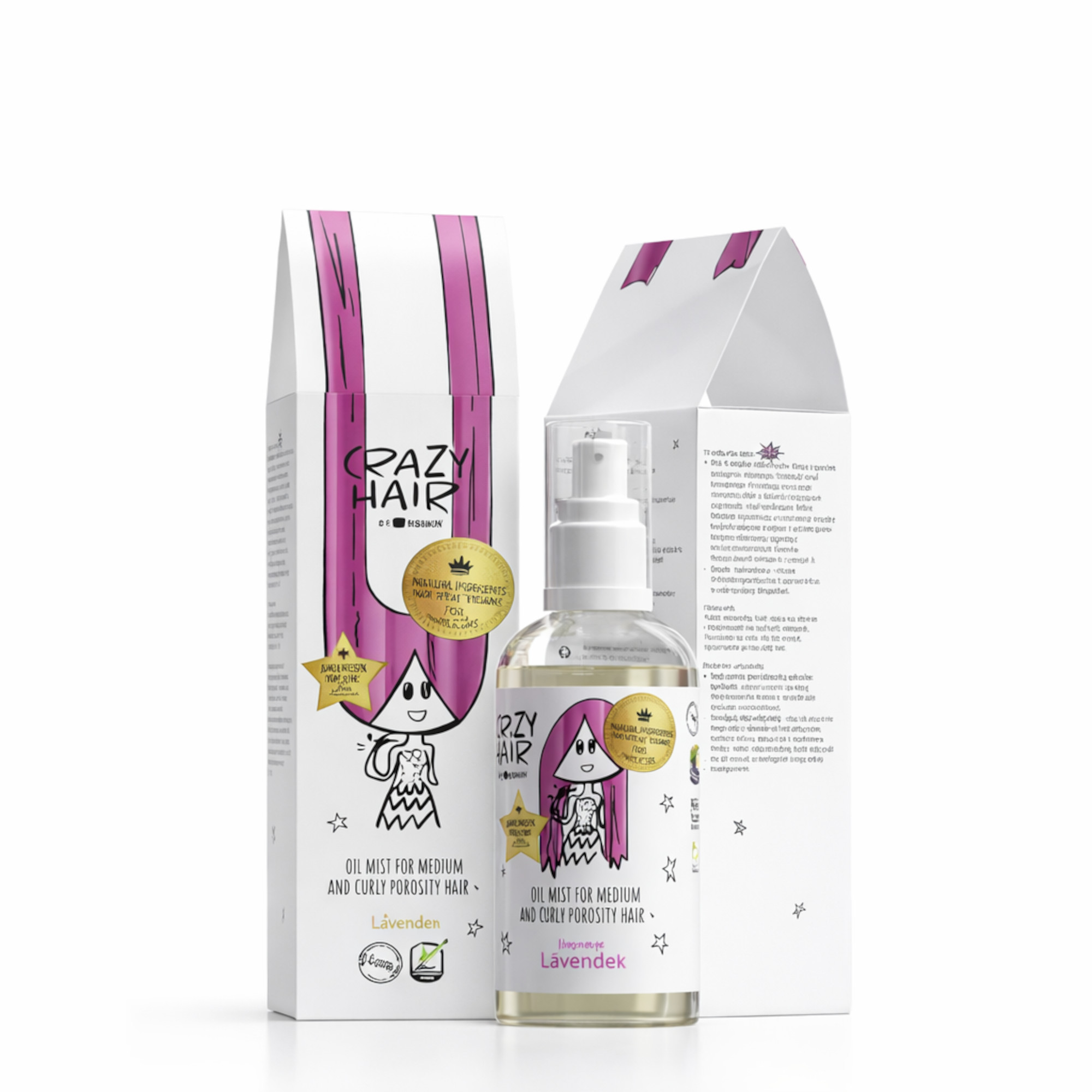 Hiskin, Crazy Hair, wcierka do skóry, stymulująca porost lawendowa, 100 ml zdjęcie